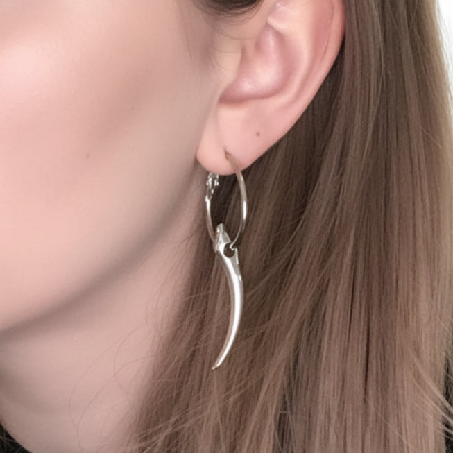 Alternative Skythe Blade Earrings for Women