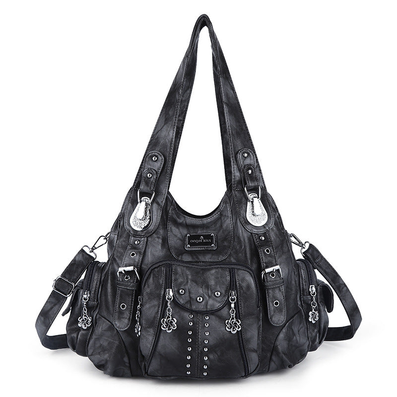 Alternative Goth Shoulder Bag Womens - Angel Kiss® 