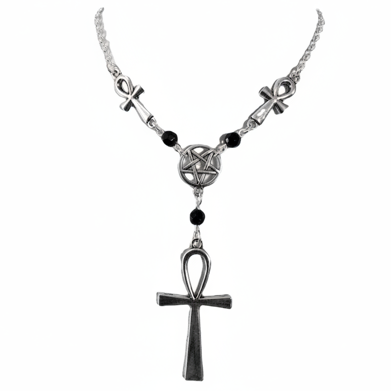 Ankh Pentagram Necklace