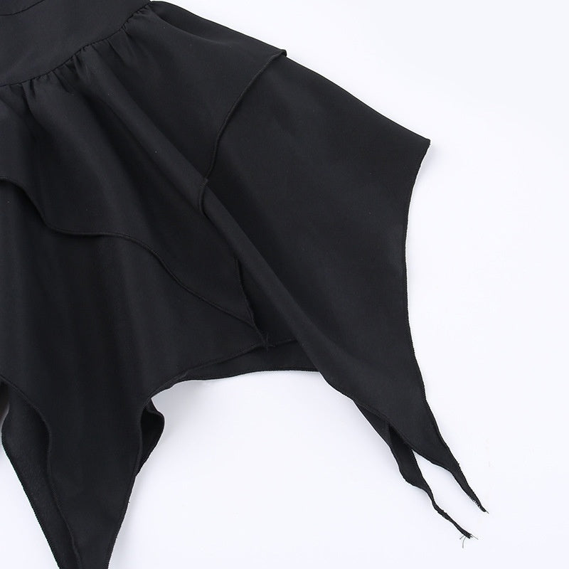 Bat Skirt Black