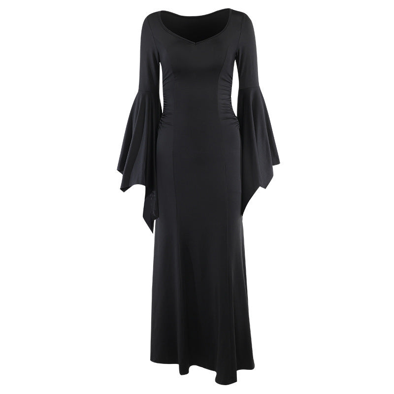 Bat Sleeved Maxi Dress