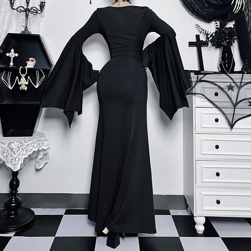 Bat Sleeved Maxi Dress