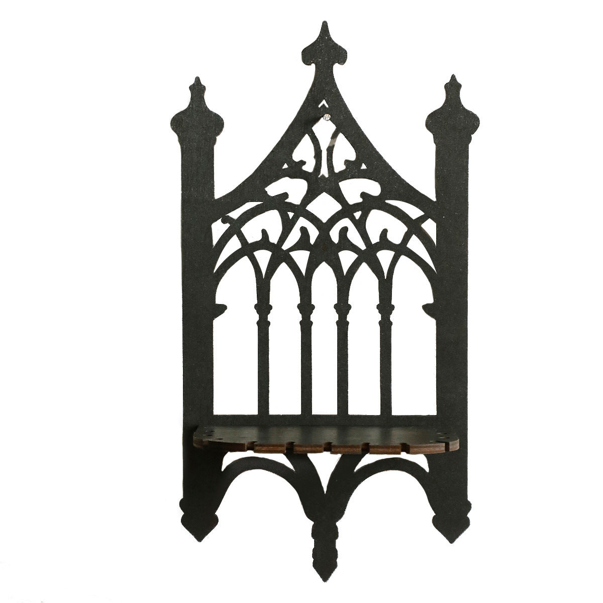 Black goth Cathedral Wall Shelf Goth