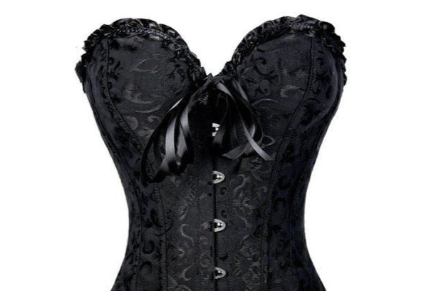 Black Goth Corset Plus Sizes