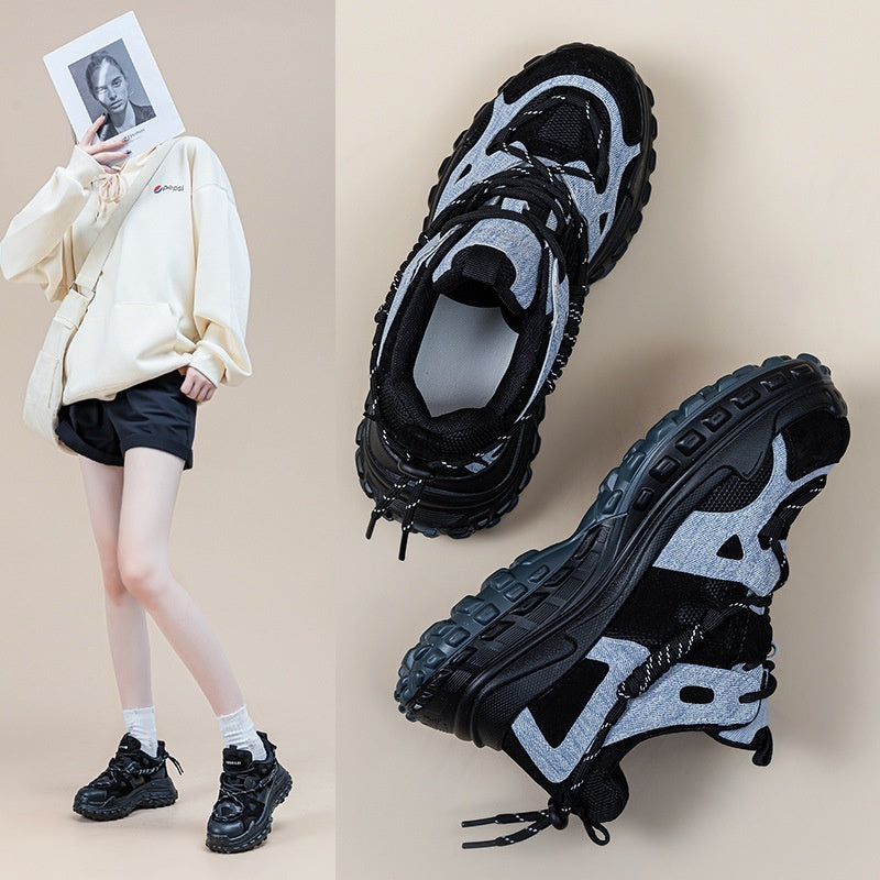 Black Goth Gym Shoes Women