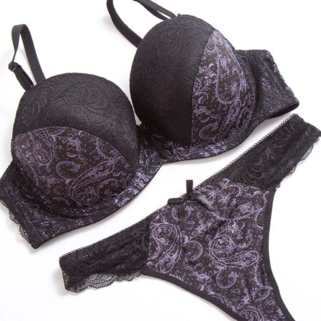 Black Gothic Lingerie Set