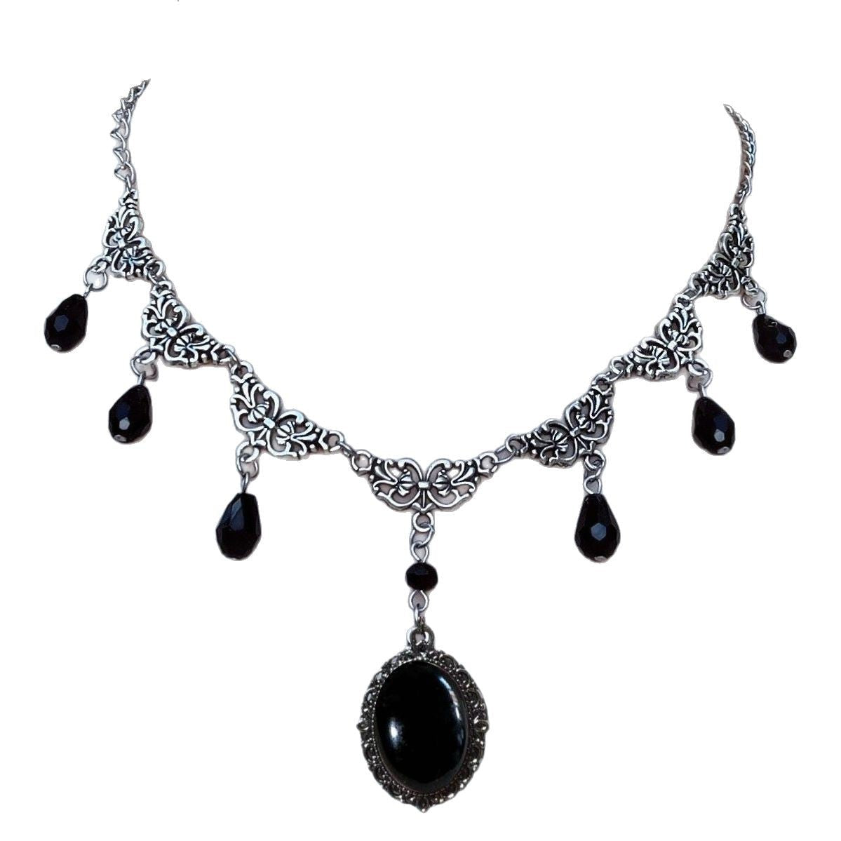 Black Gothic Victorian Necklace