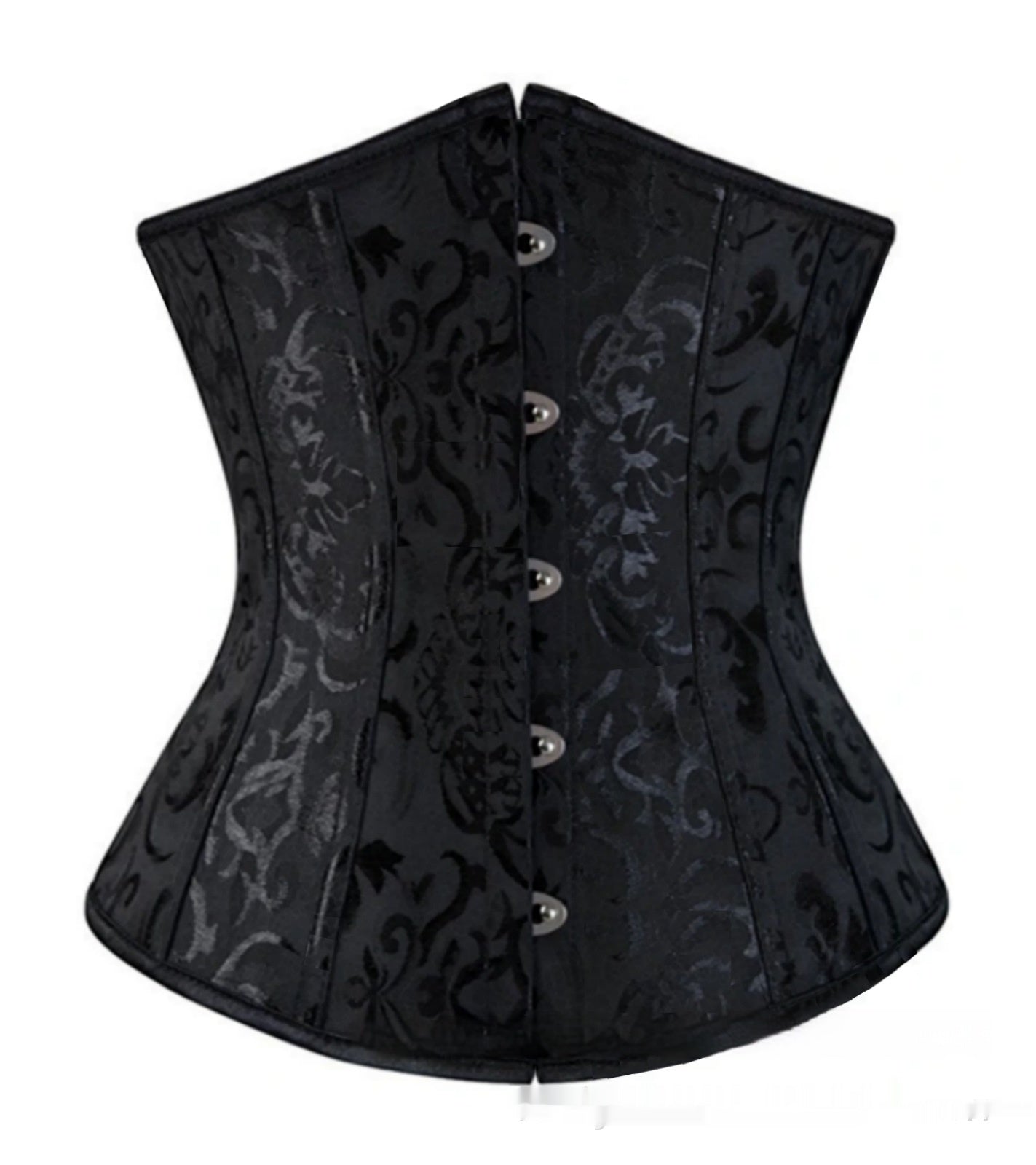 Black Goth Waspie Corset