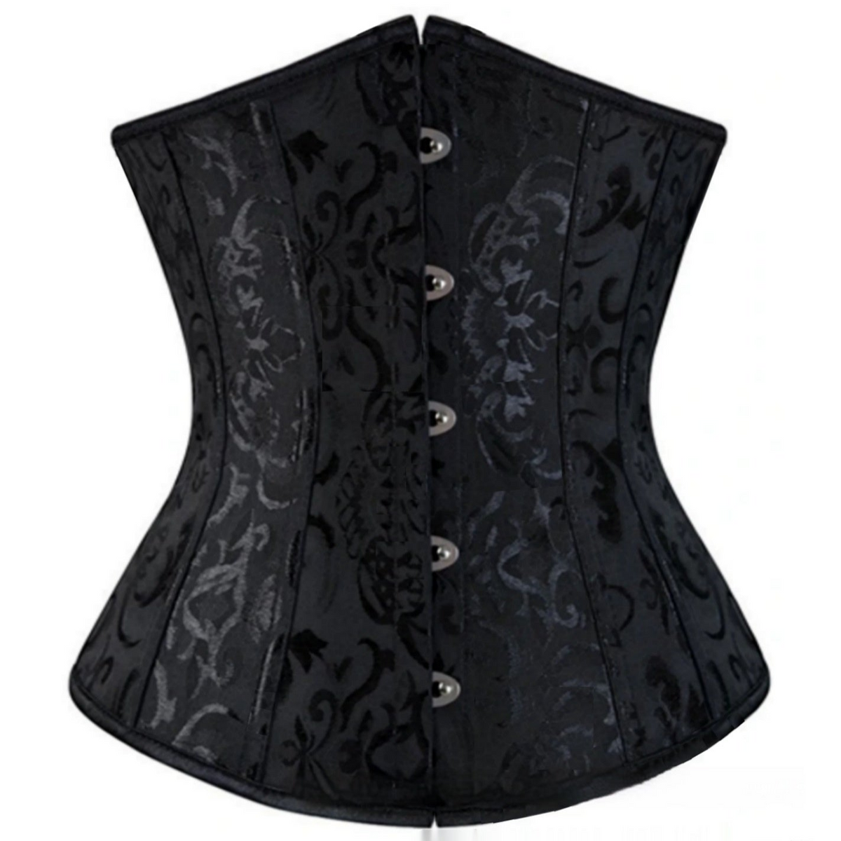 Wacpie Black Goth Waspie Corset