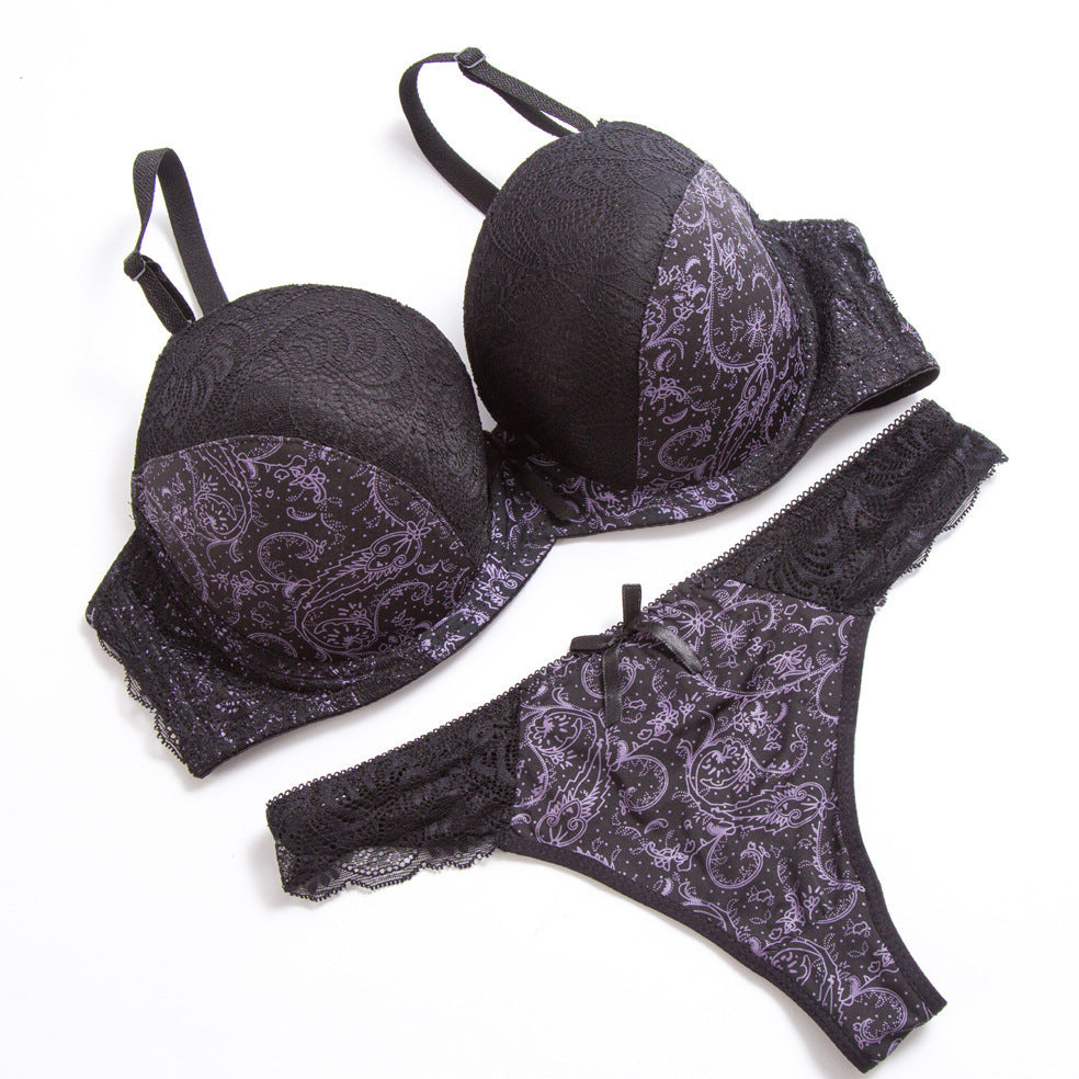 Black Gothic Lingerie Set