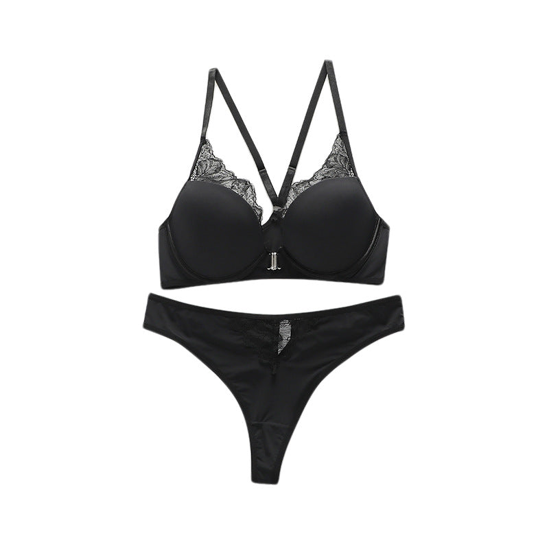 Black Lingerie Set Push Up