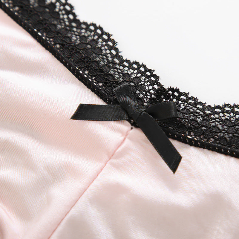Black Pink Goth Panty