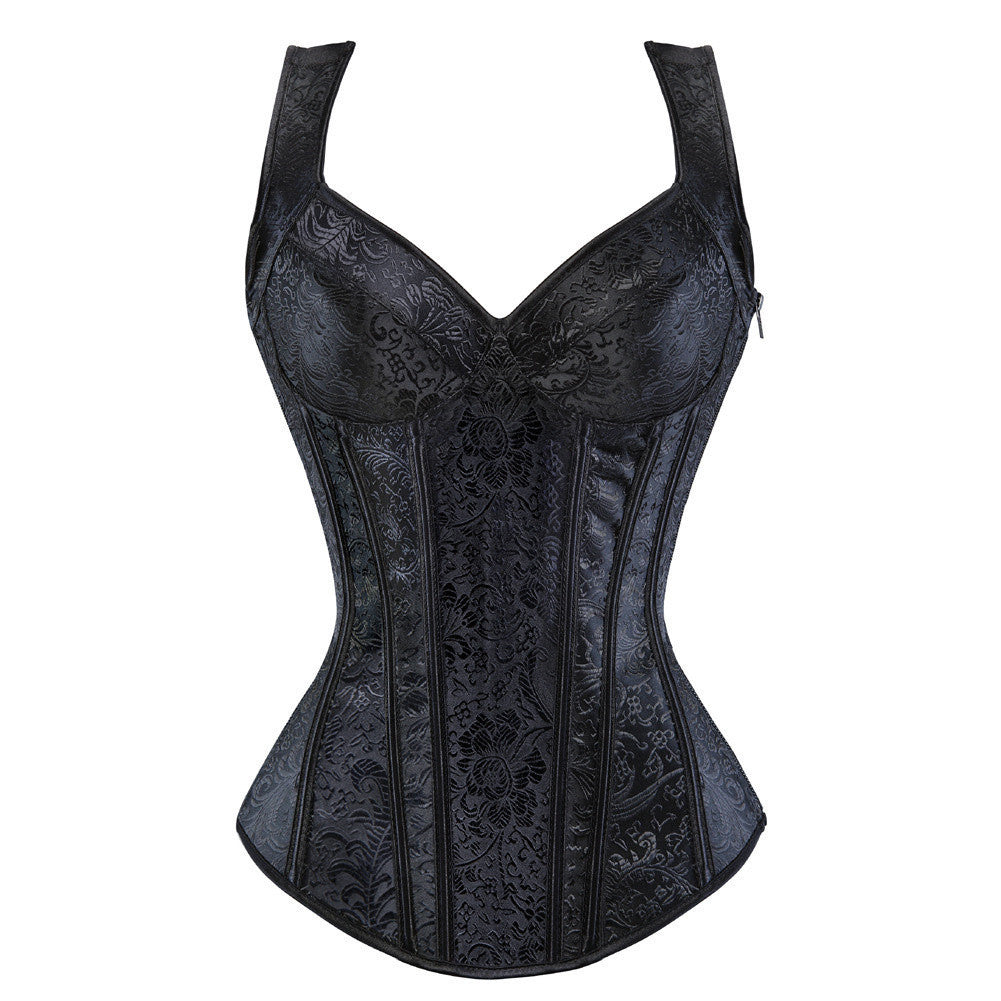 Black Short Sleeve Corset