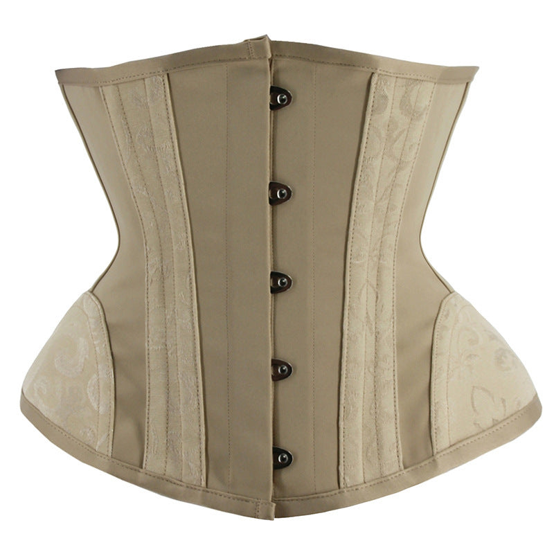 Black cincher Corset Embossed