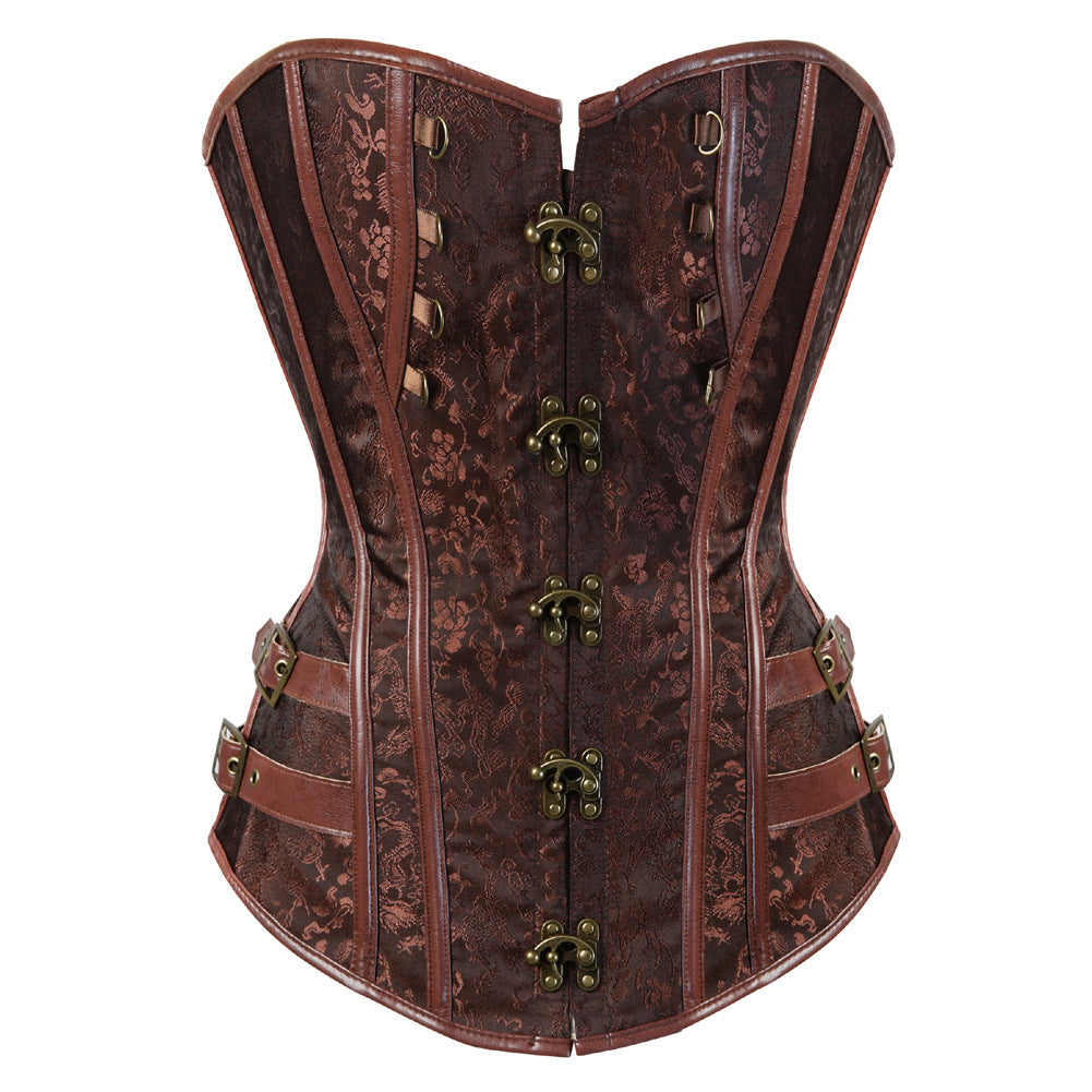 Brown Steampunk Corset