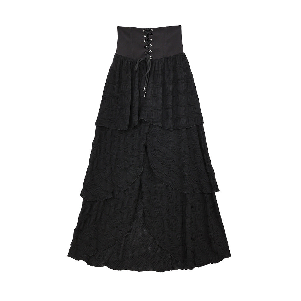 black Corset Skirt