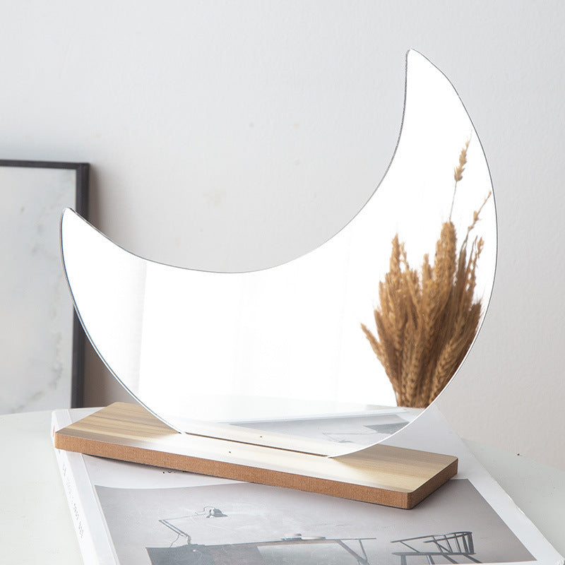 Crescent Moon vanity Mirror
