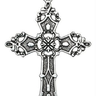 Vintage Baroque Cross Necklace