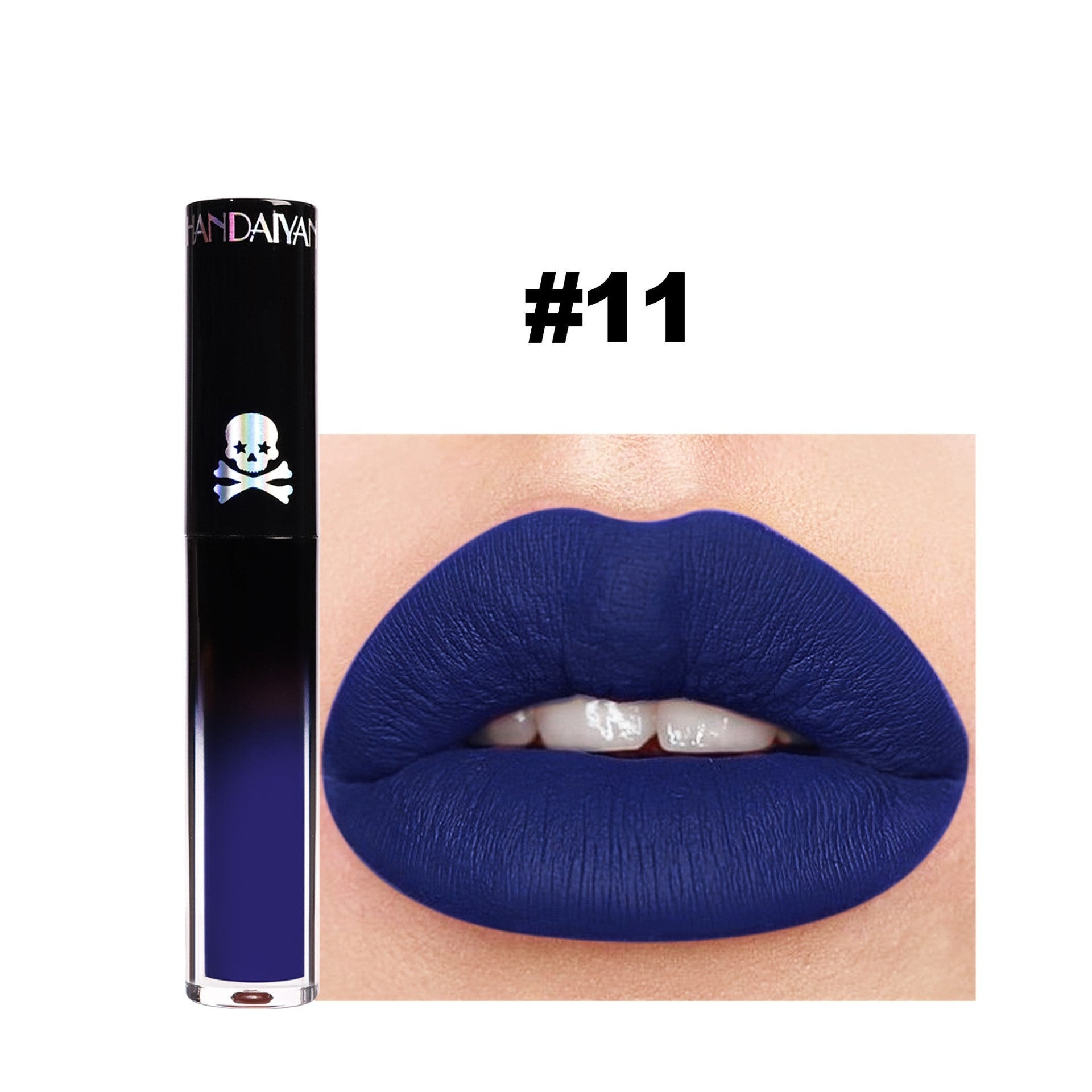 Dark Neon Blue Lipstick