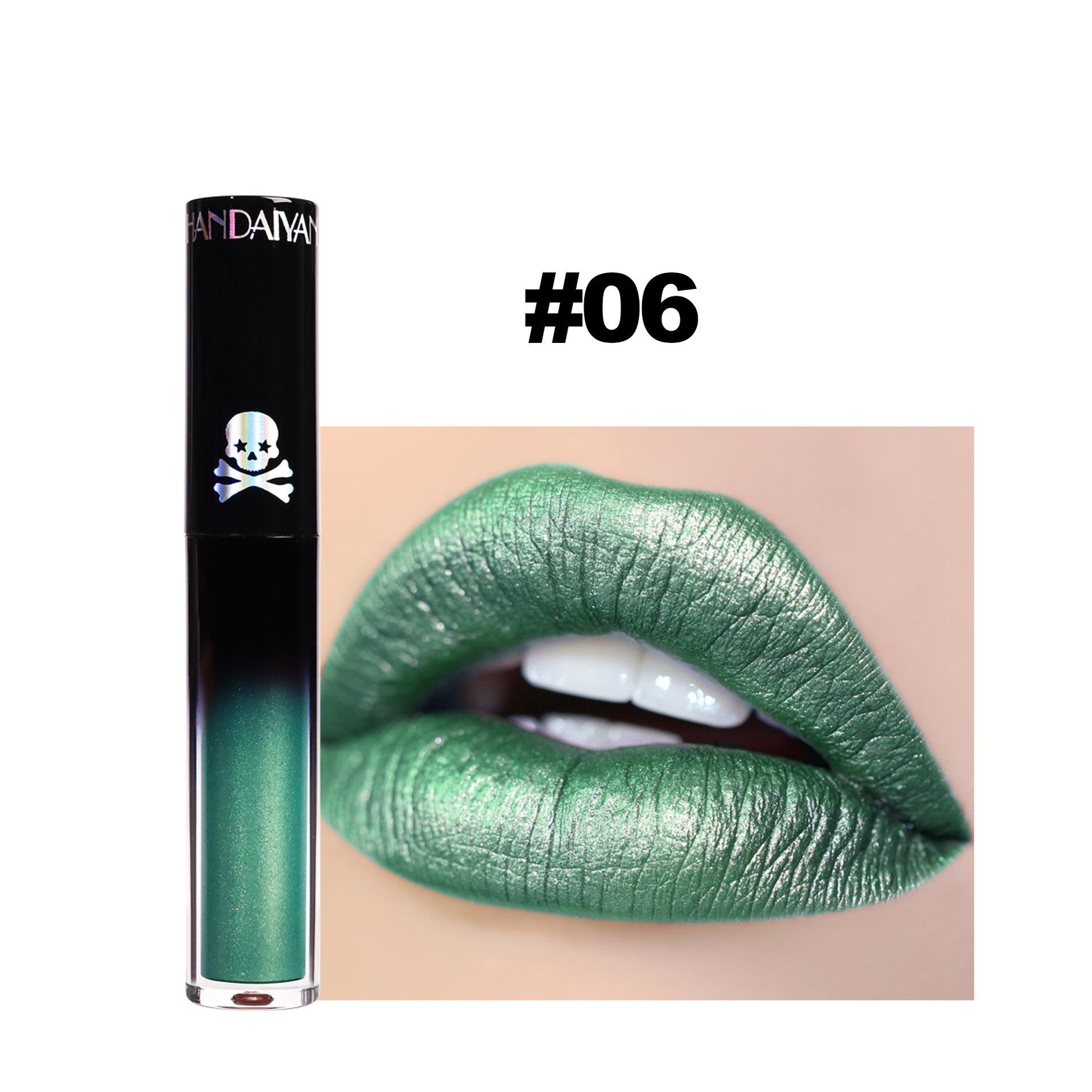 Dark glitter green Lipstick