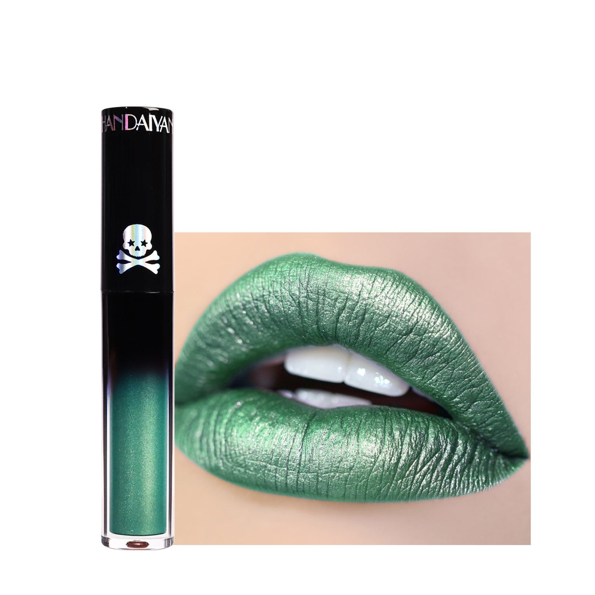 Turquoise Lipstick Shimmering