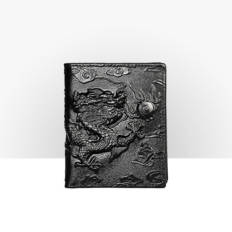 Gothic Black Dragon Wallet