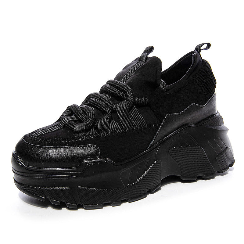 Goth Black Sneakers for Women