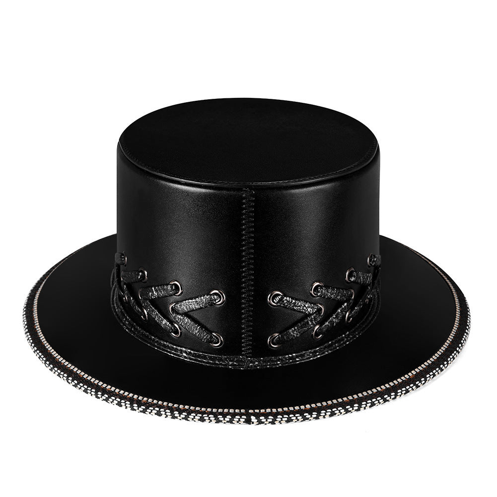 Goth Black Top Hat