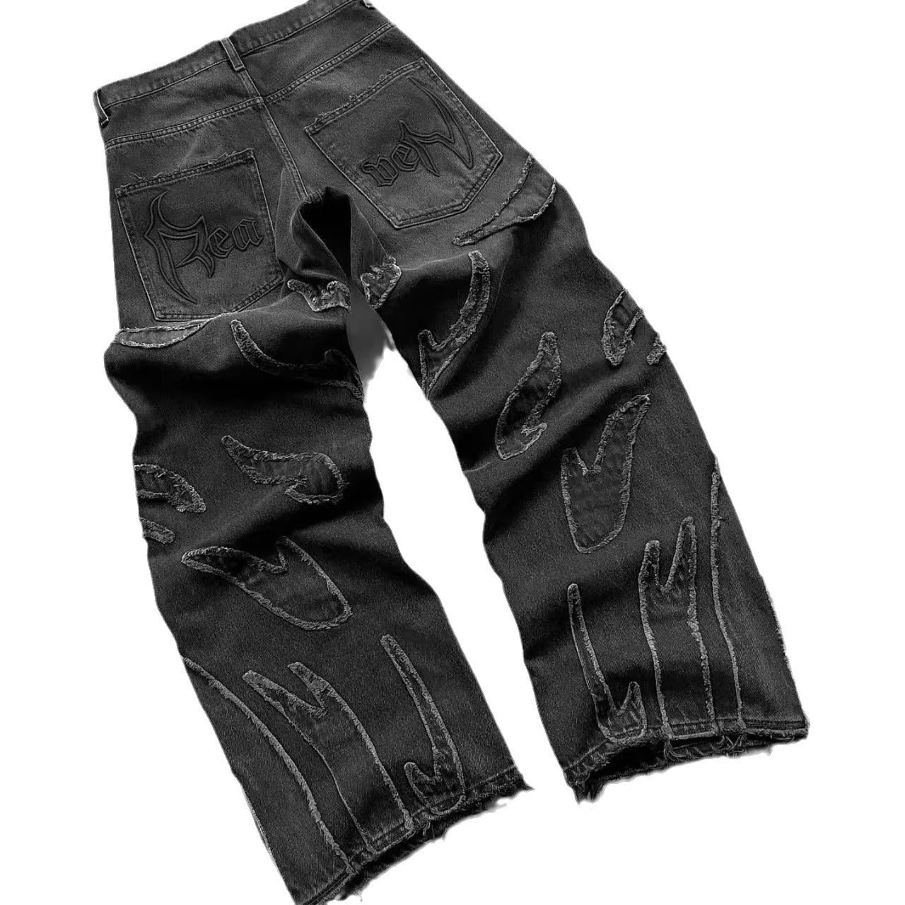 Goth Denim Trousers for Men