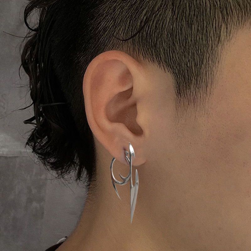 Gothic Metal Spiky Earrings