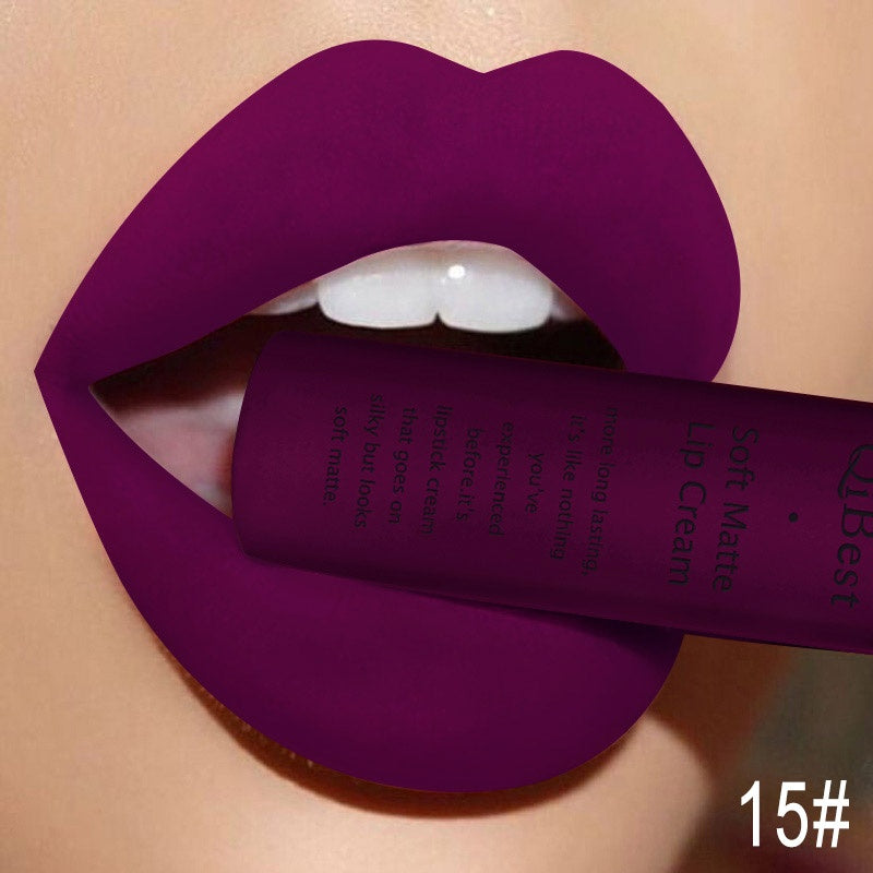 Goth Purple Lipstick Qibest Matte