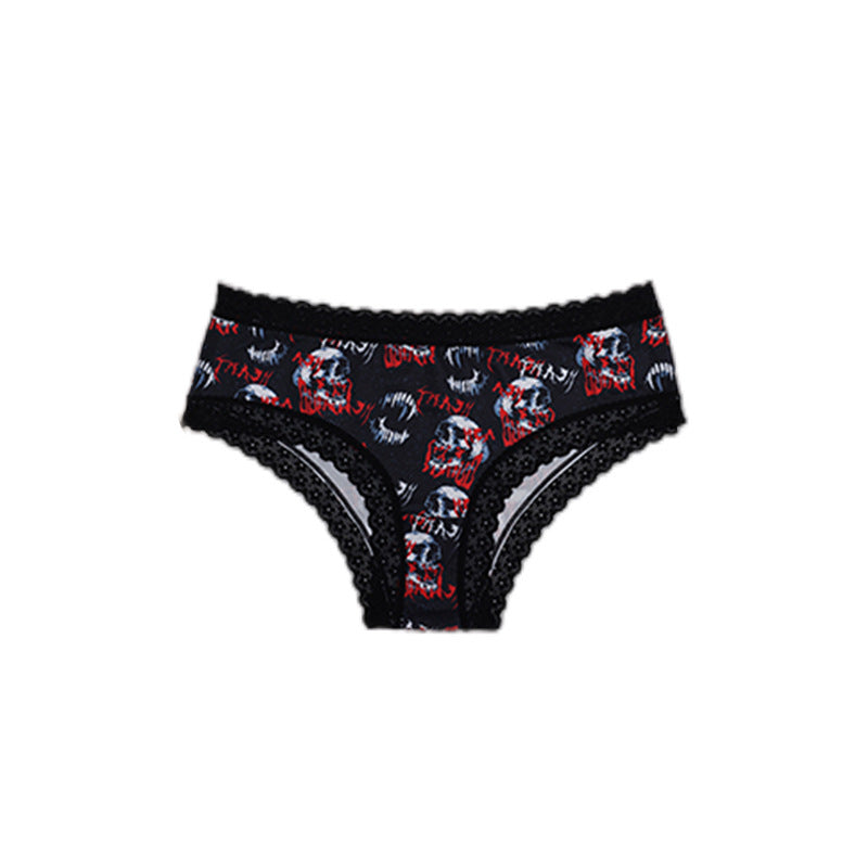 Gothic Skull and Teeth Panties