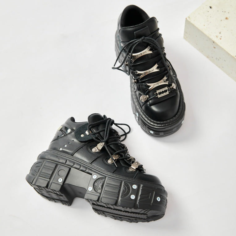 Goth Womens Sneakers with Platform