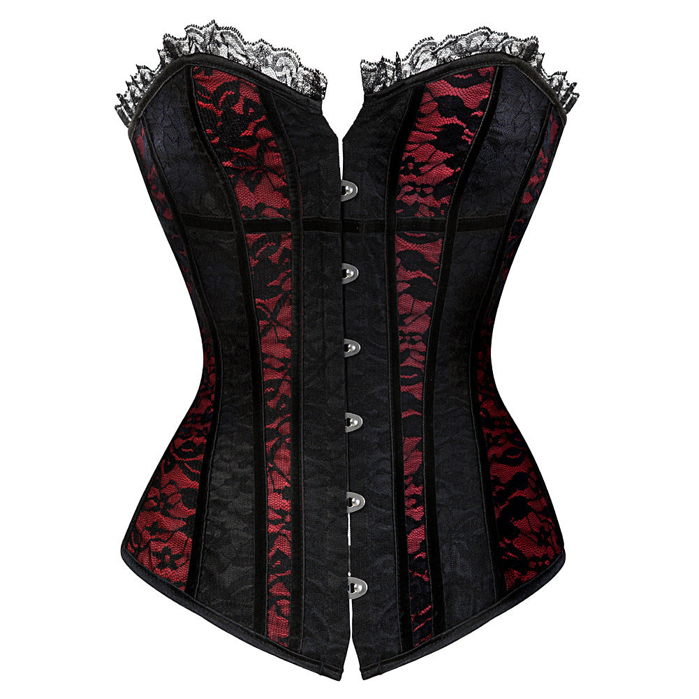 Goth Vampire Corset with Lace