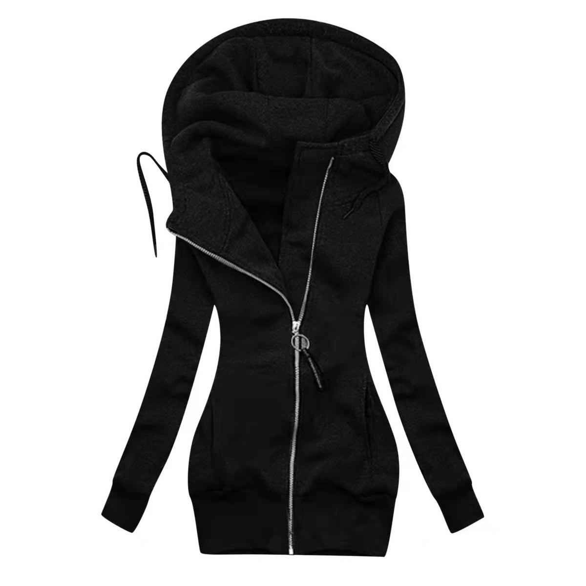 Goth Cropped Hoodie