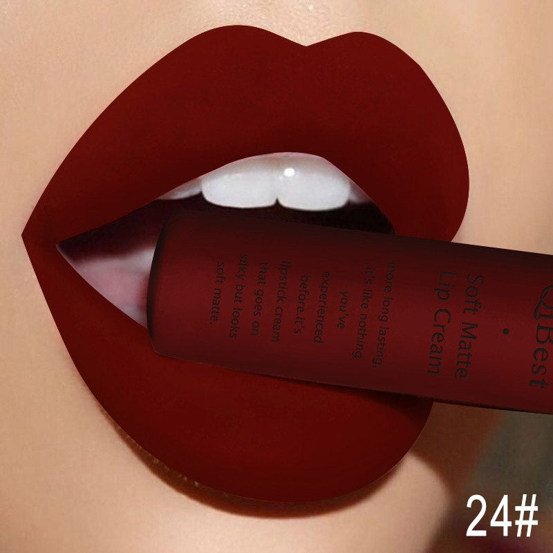 Goth makeup Purple Lipstick Qibest Matte