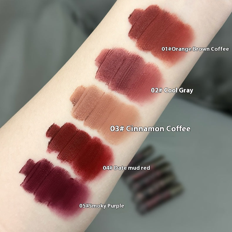 Gothic Bloody Dark Red Matte Liquid Lipstick
