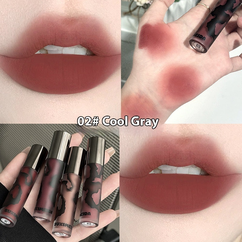 Gothic Bloody Dark Red Matte Liquid Lipstick