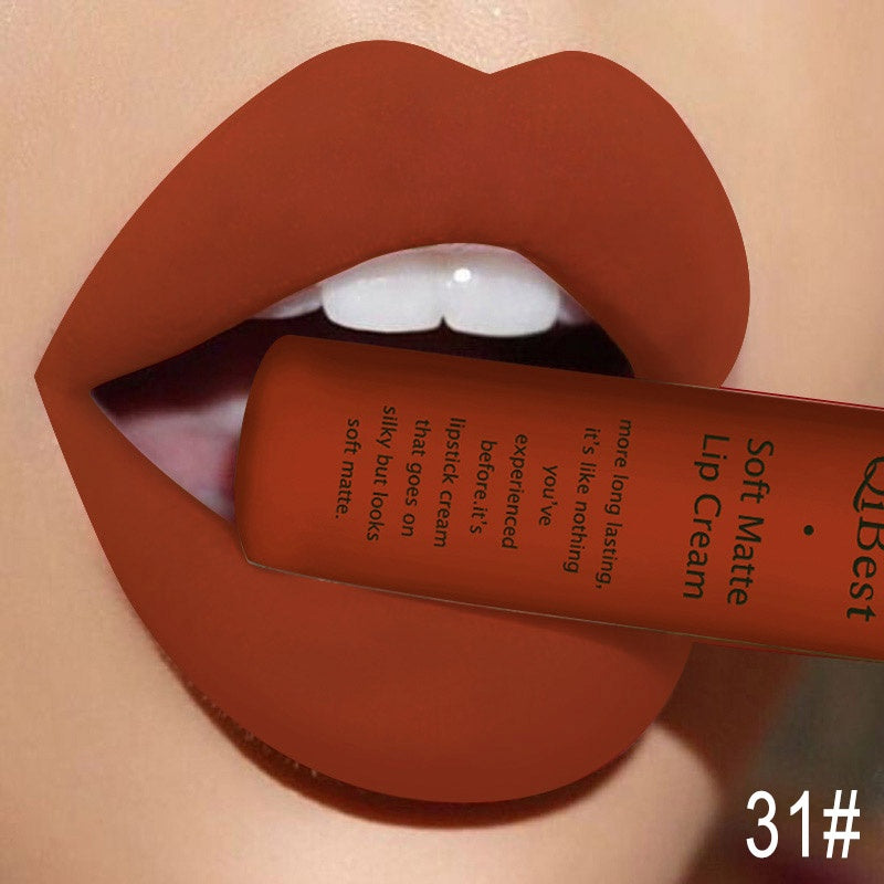 Goth Gray Lipstick Qibest Matte