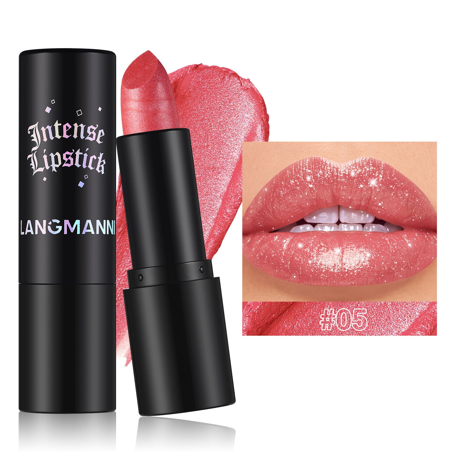 Gothic Gray Lipstick Shimmering
