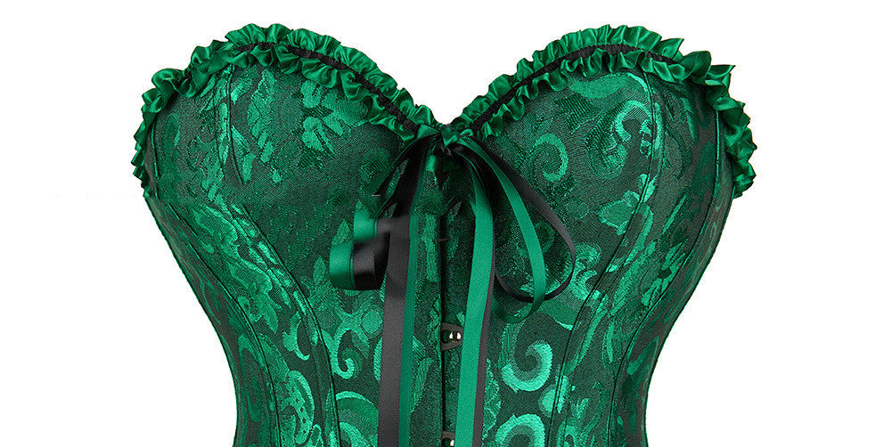Gothic Green Corset Overbust
