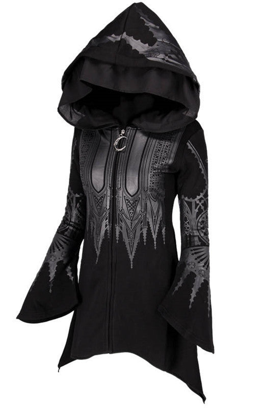Long Gothic Hooded Jacket