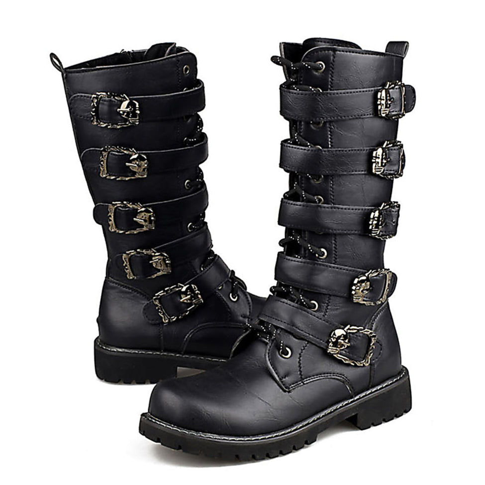 Gothic Knee Boots for Men