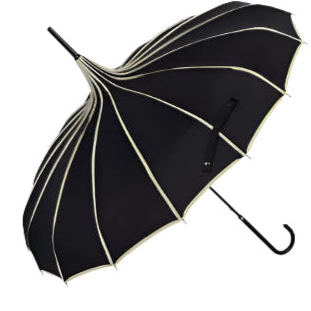 Gothic Parasol Umbrella Pointy End