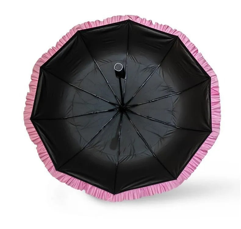 Black Gothic Parasol Womens