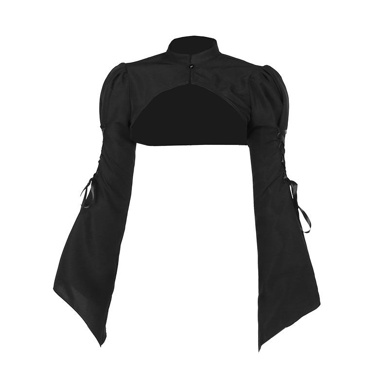Gothic Shrug Black with Bell Sleeves