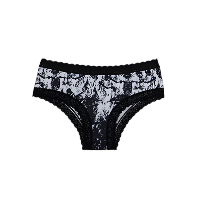 Gothic Skeleton Panties Womens