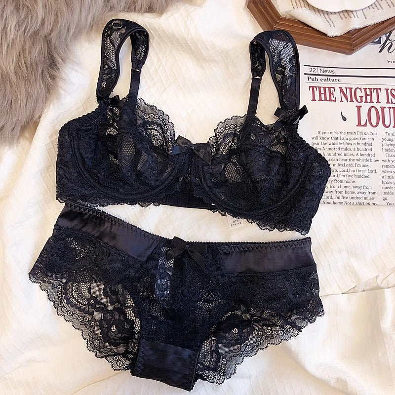 Gothic Underwear Set Lace