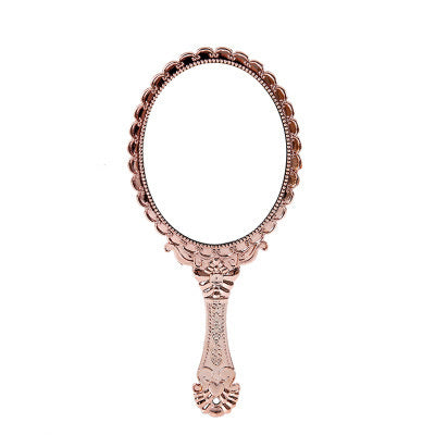 beige Gothic Handheld Mirror Portable Vintage - Goth Compact Mirror