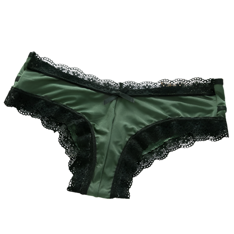 Green Black Gothic Panties